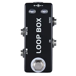 MOSKY Loop Box Mini Guitar Effect Pedal True Bypass Looper Route Selection Guitar Effect Processor For Electric Guitars Parts