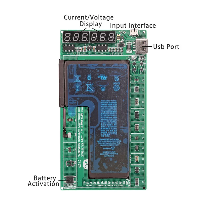 MIJING-DC2017 Mobile Phone Battery Activation Board para iPhone, Android, carregamento rápido Test Fixture