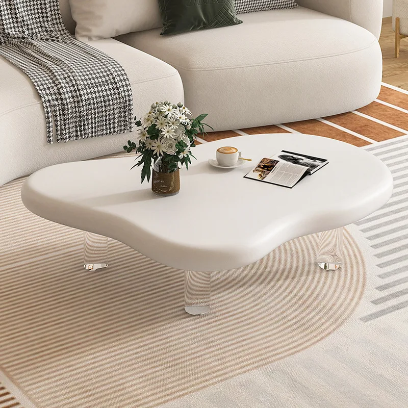 Tavolino sospeso creativo color crema vento soggiorno tavolino nuvola tè soggiorno in famiglia moderno