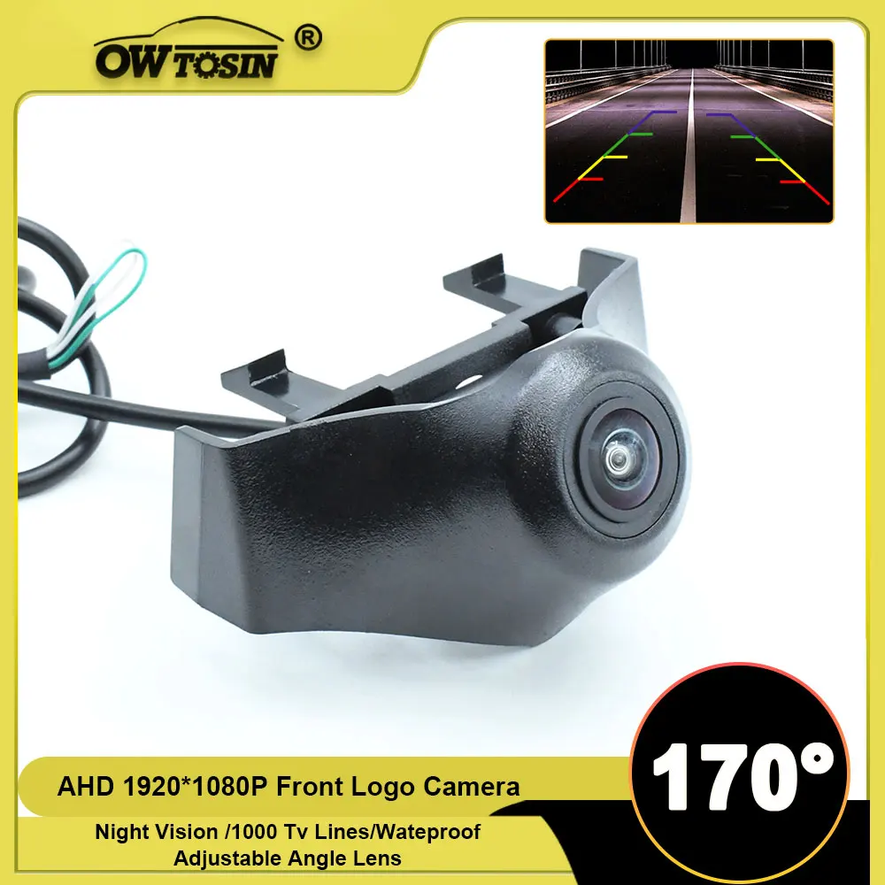 

170° Fisheye AHD 1920*1080P Front Logo View Car Camera For Audi Q7 SQ7 4M 2016 2017 2018 2019 2020 2021 2022 Vehicle Camera