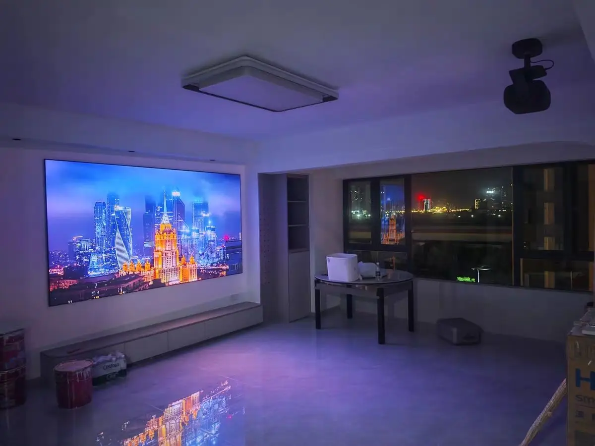 100inch ALR Fresnel 5.0Pro Projector Screen,Ambient Light Rejecting Proyector Screen Material for Long Throw Laser Projector 4K