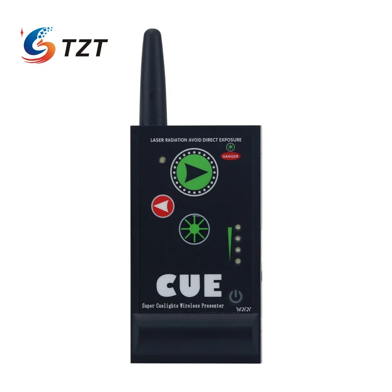 TZT Super Cuelights Mini-u 433MHz Presentation Controller PPT Page Wireless Remote Control Support for MACOS/Windows