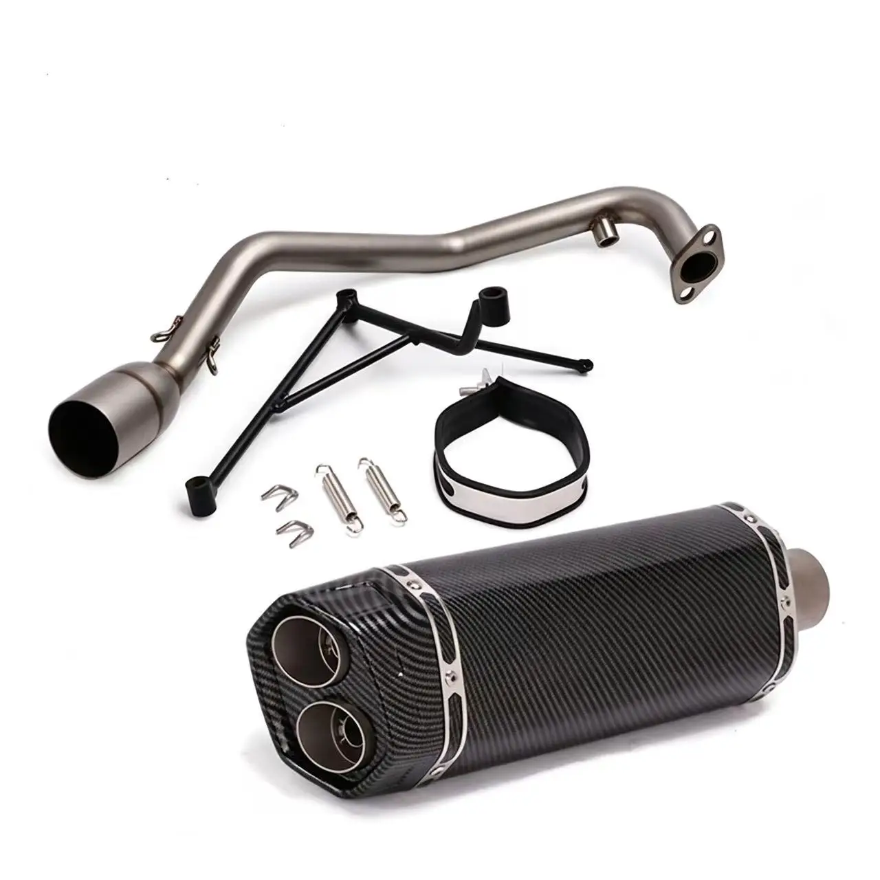 For Motorcycle Exhaust Pipe for Sym Jet X 125 / 150 / 200 Modified Front Exhaust Pipe image 3