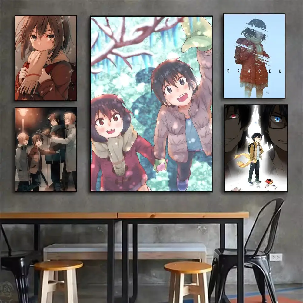 Anime E-Erased Poster Self-adhesive Art Waterproof Sticker Coffee House Dorm Room Wall Decor