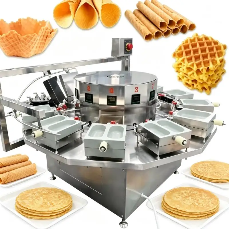 Egg Roll Maker Machine Commercial Automatic Electric Baking Machine Fast Heating for Restaurant Food Production