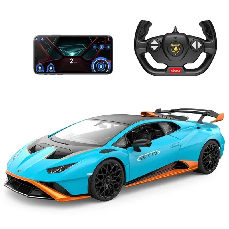 1:14 Lamborghini RC Car Model Luxury Sports Racing APP+2.4G RC Control Electric Remote Control Car Children's Toy Adult Gifts