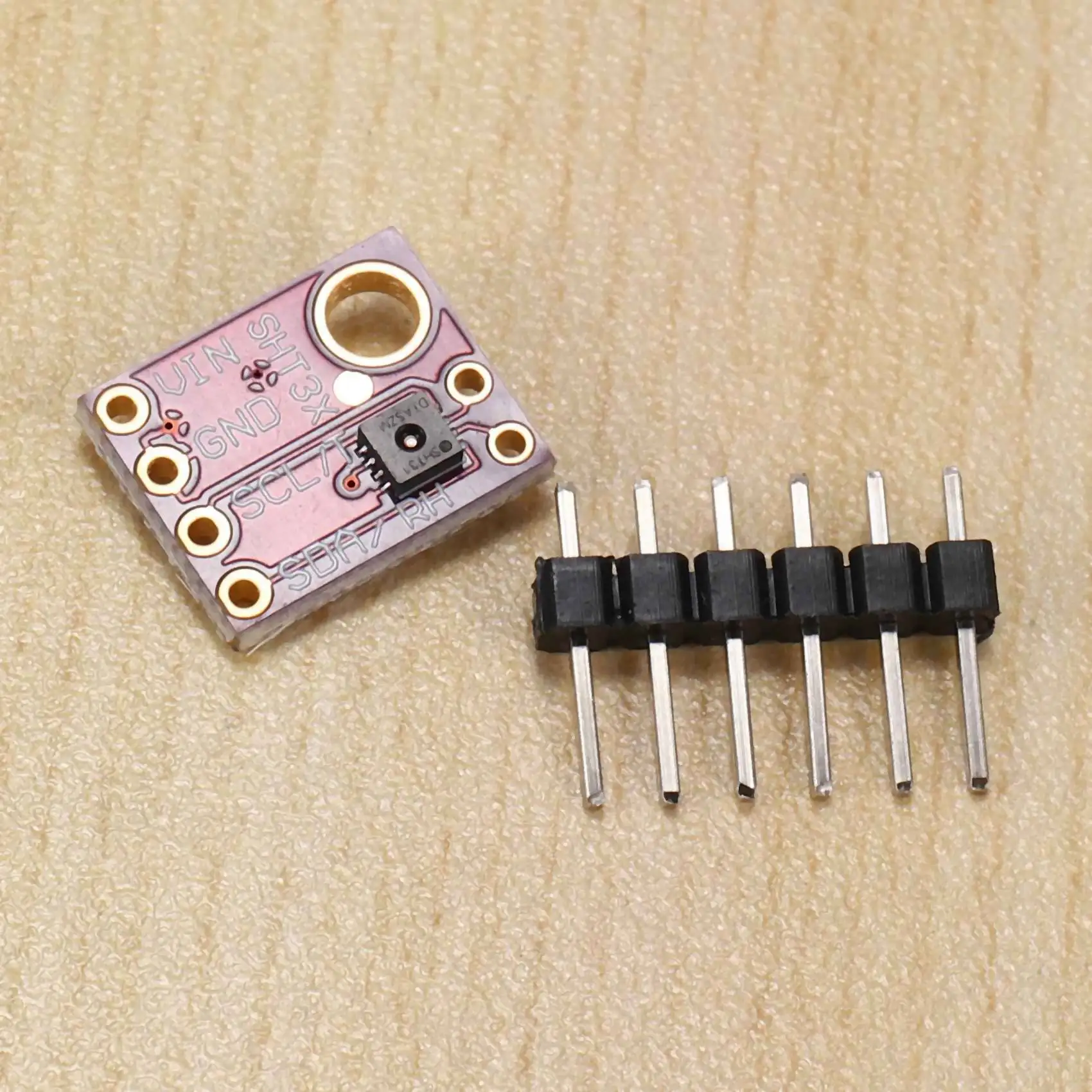 N01R-6Pcs SHT31-D Temperature Humidity Sensor Digital Output Sensor Module IIC I2C Interface 3.3V For Arduino Raspberry Pi