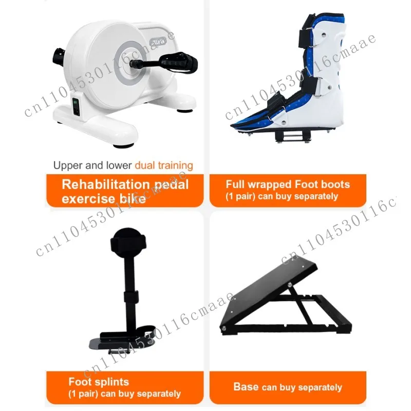 Electric Foot and Arm Rehabilitation Equipment Mini Pedal Exerciser Machine Leg Exercise Bike for Disabled Paraplegic
