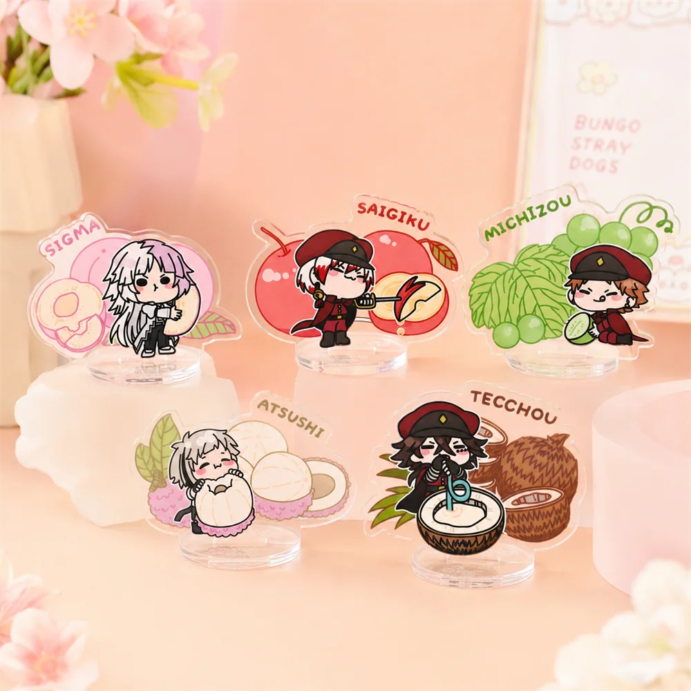 Anime Bungou Stray Dogs Wan! 10cm Acrylic Stand Exquisite Products Tabletop Decorations Accessories Decor Gifts Keychain