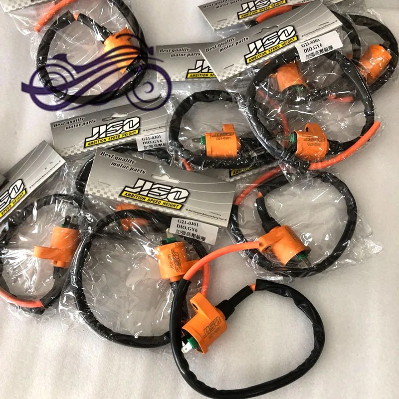 Taiwán JISO RRGS DIO50 bobina de encendido carreras Perfomance Tuning ZX AF18 AF28 AF34 Perfomance motor Scooter actualización piezas modificadas