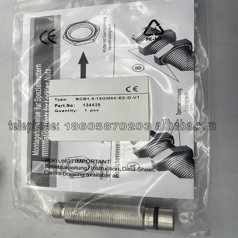 

Оригинальный точечный инвентарь датчика приближения NCB1.5-18GM60-E2-D-V1 NCB1,5-18GM60-E2-D