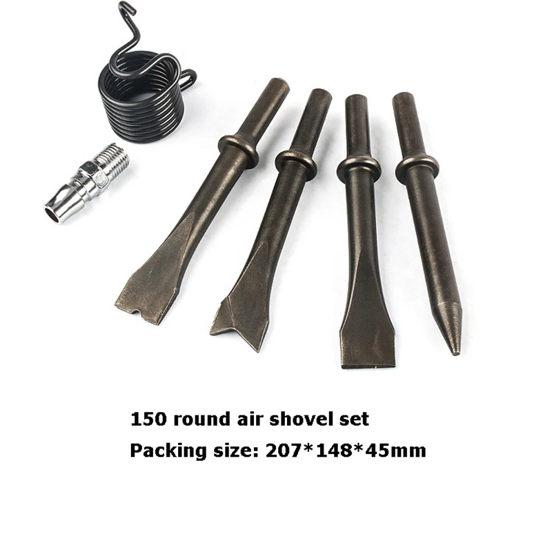150/190mm Air Hammer Industrial Air Shovels Set Mini Air Chisel Multifunctional Pneumatic Tool Hammer Drill