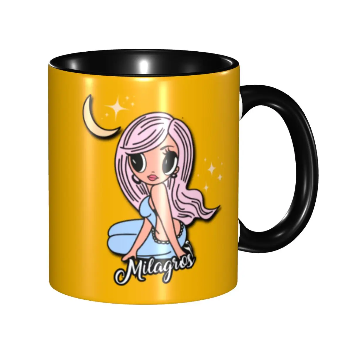 DIY Colombian Music Singer Karol G Tropicoqueta Ceramic Mugs Custom Coffee Cups Creative Gift
