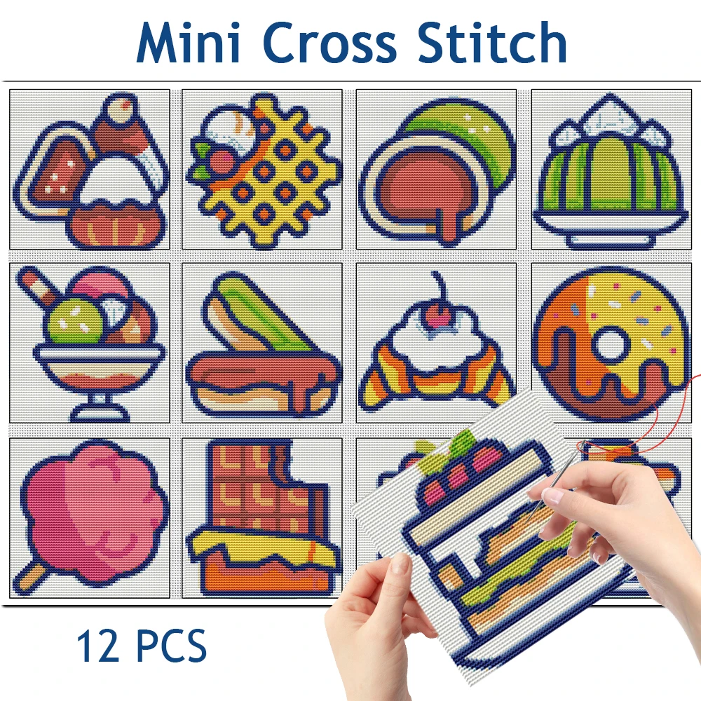 Embroidery Unique Design - Набор для вышивания крестиком Evershine Mini: