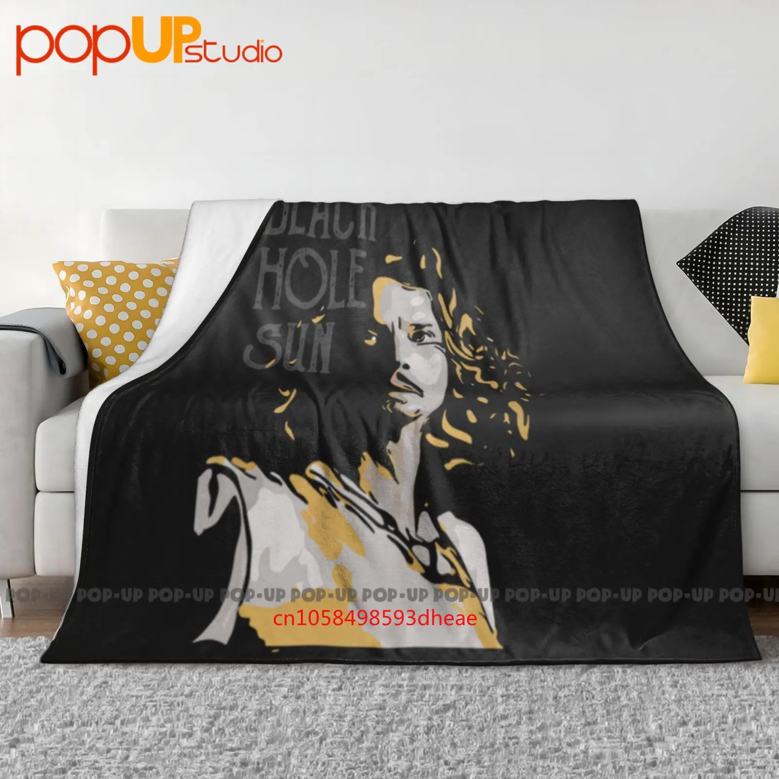 Soundgarden Rock Music Chris Cornell Black Hole Sun Spoonman Ultra-Soft Blanket Quilt Winter Sofa Cover Bed Covers