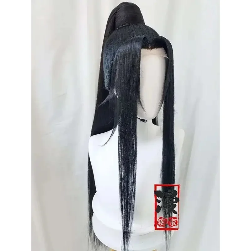 Maestro della Coltivazione Demoniaca Jin zixuan Parrucca Personalizzata Nera Lunga Coda di Cavallo Acconciatura Comic Con Parrucche Del Partito Puntelli Anime