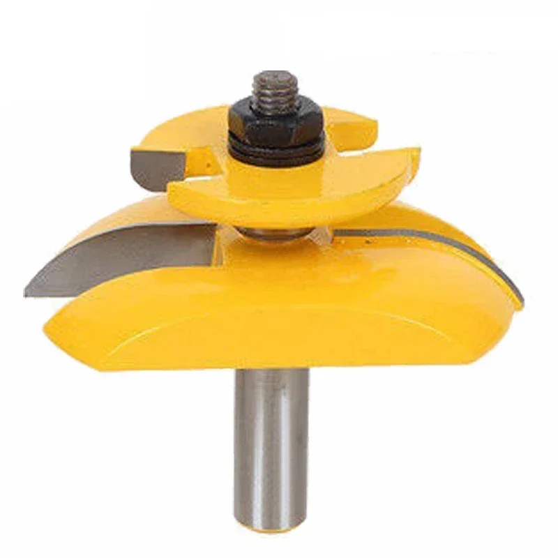 

1pc 12mm 1/2 Shank Raised Panel Router Bit with Backcutter Cove 3-1/4 Tenon Woodworking Milling Cutter for Wood