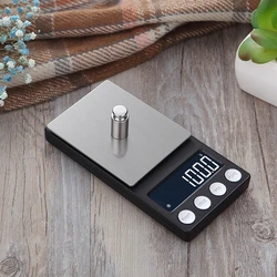 Precision 0.1g/0.01g Digital Pocket Scale Balance Mini Portable LCD Display Jewelry Gold Gram Ounces Scales 7 Units Conversion