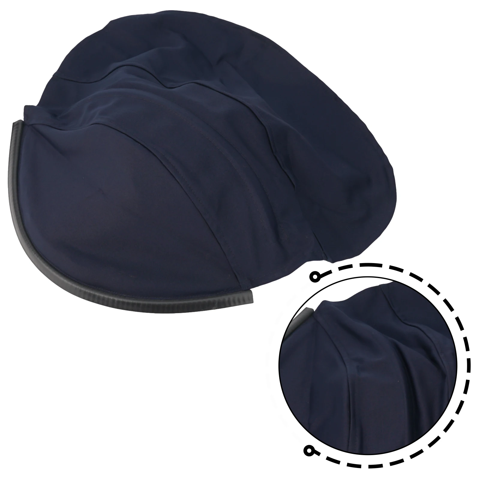 Leather and Cloth Protective Neckband for Welding Helmets Wraparound Design to Block Sparks Heat and Welding Slag During Use