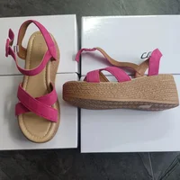 7cm Wedge Heel Summer New Fashion Platform Thick Bottom Buckle Casual Comfortable Walking Shoes Sandals for Women - Image 4
