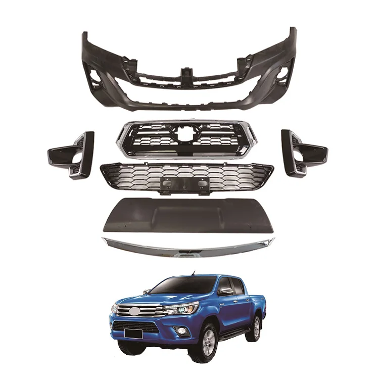 

For Revo Upgrade Rocco Sport Design Renovation Body Kit Conversion Car Bumper Body Kit for Toyota Hilux