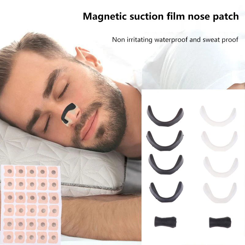 Snoring Anti Snoring Nasal Clip Nasal Breathing Dilators Starter Kit Magnetic Nasal Strips Increase Air Intake Improve Sleep