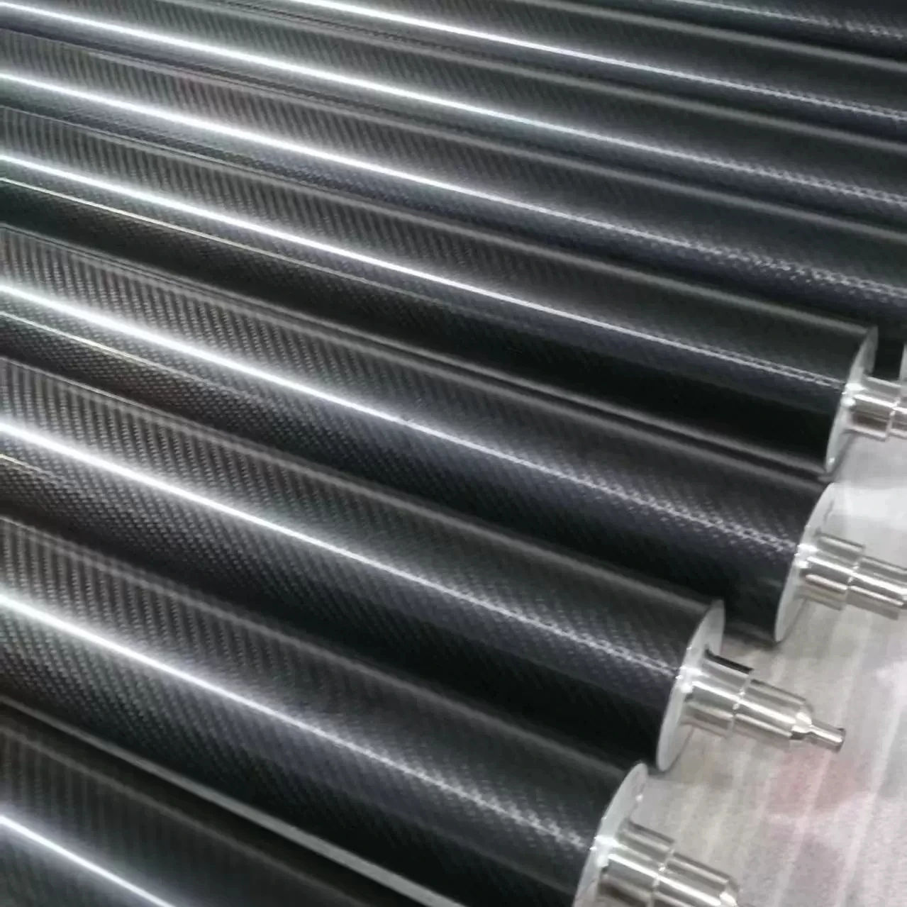 Carbon Fiber Hollow Round Tube ID 10/12/15/20mm for DIY Kite3D Printer Drone Accessories & Bicycle Frame Parts Length 100-480mm
