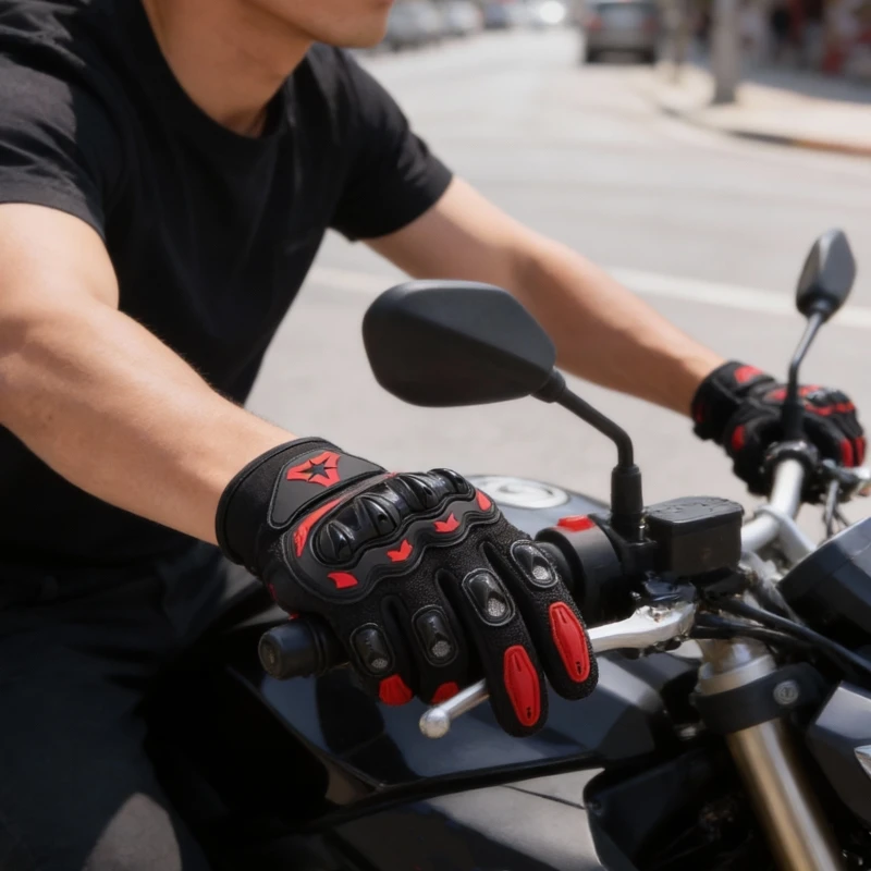 

Летние мотоциклетные перчатки VEMAR с полным покрытием пальцев, сенсорным экраном, дышащие, для мужчин и женщин, для квадроциклов, горных велосипедов, езды на мотоцикле