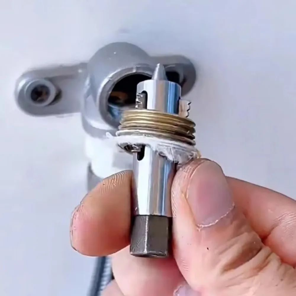 Universal 4/6 Points Broken Screw/Wire Extractor Adjustable Faucet Repair Water Pipe Repair Tool Broken Bolt Remover