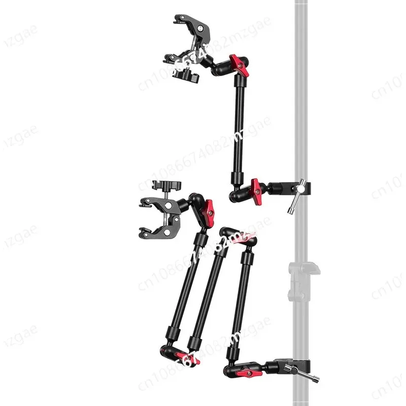 360° Metal Swivel Bracket Multi-Functional Stand for Industrial Camera Scanner Live Streaming Phone Holder