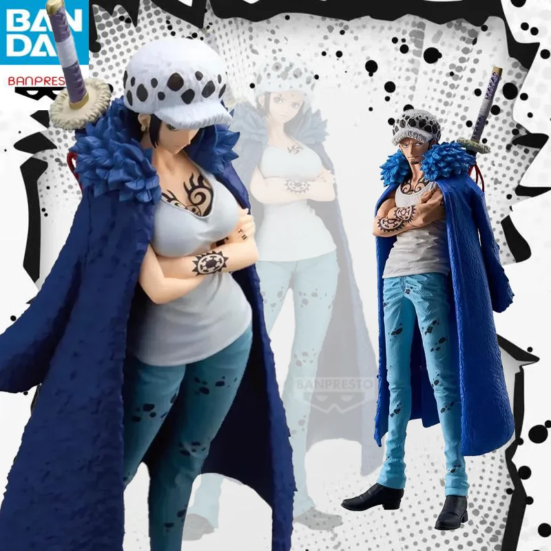 

В наличии Подлинная BANDAI NAMCO BANPREST ONE PIECE Trafalgar D. Water Law Новая и неоткрытая ПВХ 22 см Аниме Фигурка Модель Игрушка в подарок