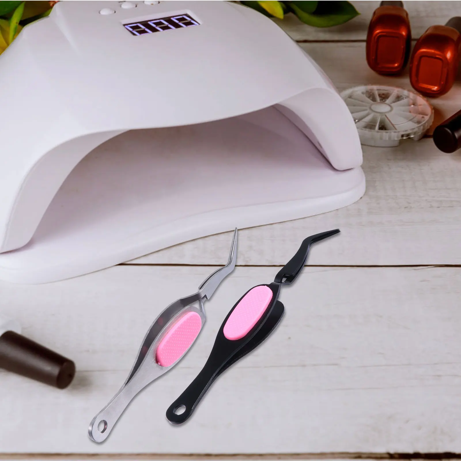 

2Pcs Stainless Steel Craft Tweezers for Art Projects Precision Tools Easy Cleaning Ergonomic H Tools Industrial Use