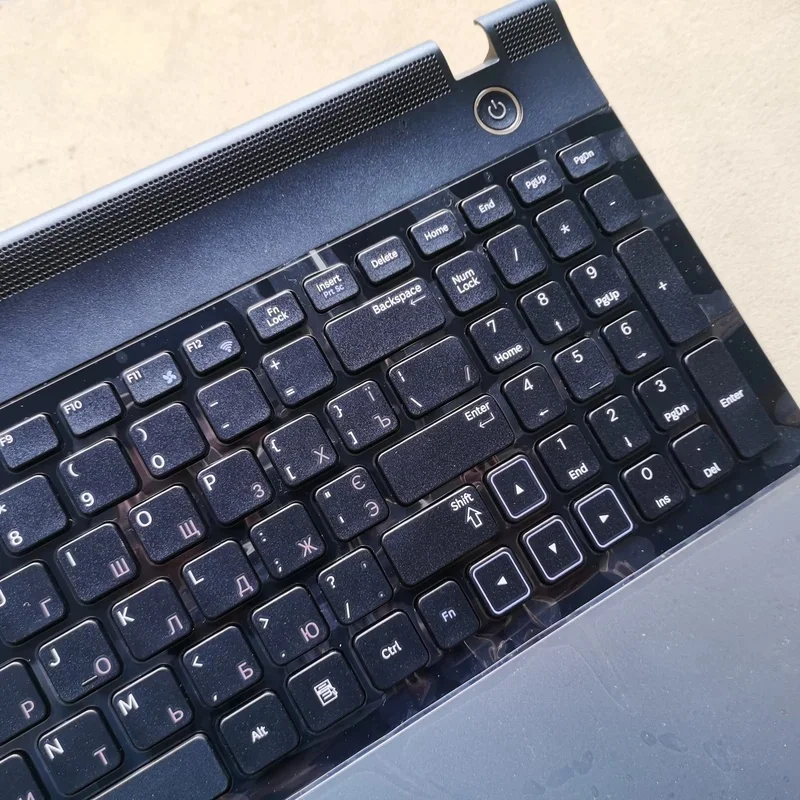 DL+Russian layout New laptop palmrest cover with keyboard for samsung NP300E 300E5A 300E5C 305E5A 300E5X  BA75-03405D