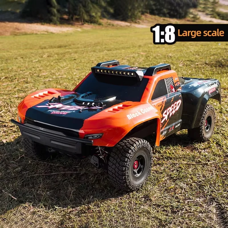 

Большой размер 1/8, бесщеточный пульт дистанционного управления, 4WD, высокоскоростной короткий грузовик, гоночный внедорожник, большая шина, 2,4G C8822, радиоуправляемые игрушки