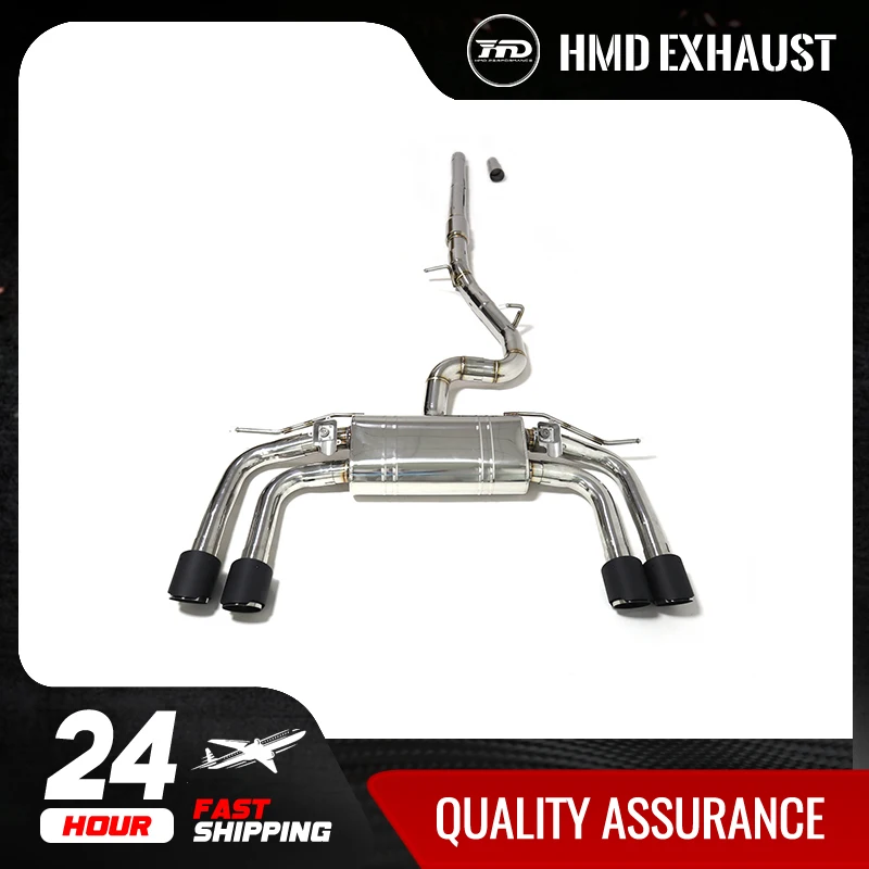 

HMD Stainless Steel Exhaust System Performance Catback For Audi S3 2.0T 2015-2019 Car Valve Muffler