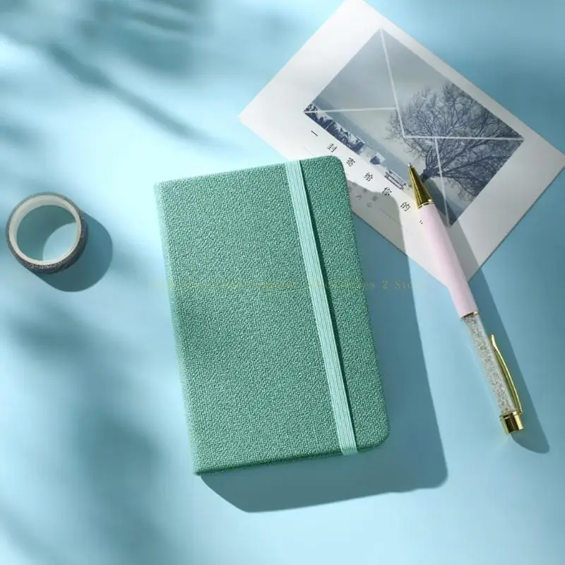 Tragbares PU Leder Cover Diary Book Papier Vokabular Notebook Englische Wort Notizblock Hand Memo Book