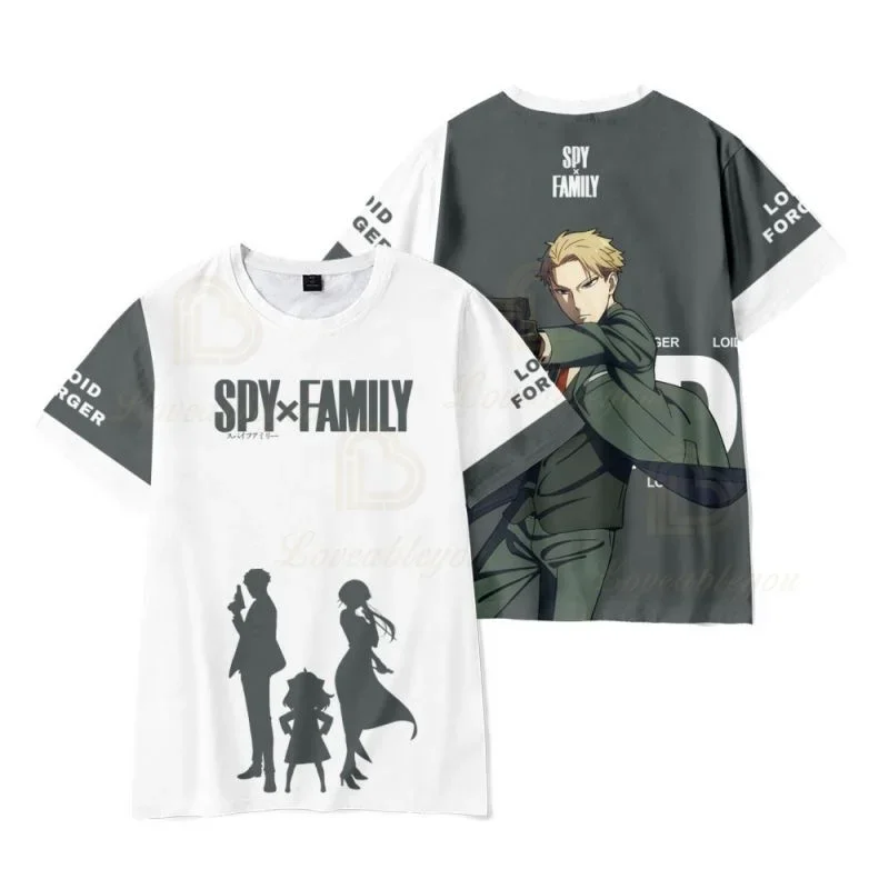 Summer T-shirts SPY×FAMILY T Shirt 2023 T-shirts Cosplay T-Shirt Men Women Children Trend Streetwear New Design Clothing