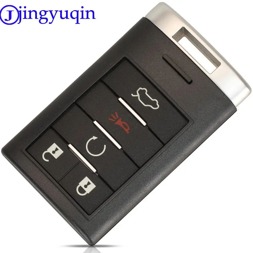 jingyuqin Entry Fob 315/433Mhz MSN5WY7777A For Cadillac SRX CTS CTS CTS Coupe ID46 Chip Remote Car Key