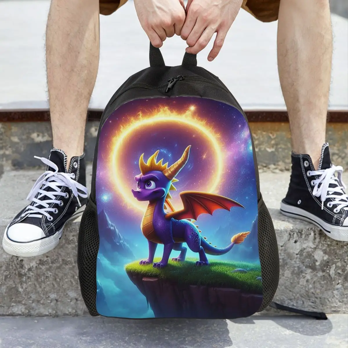 

Рюкзак Ice Spyro, вместительный, для детей, школьный рюкзак, сумка через плечо для мужчин и женщин