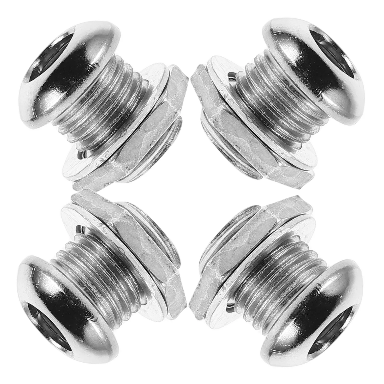 

4Pcs Drum Air Vent Screws Steel Made Easy Install No Tools Needed Stable Fixing Various Drums Sound Enhancement