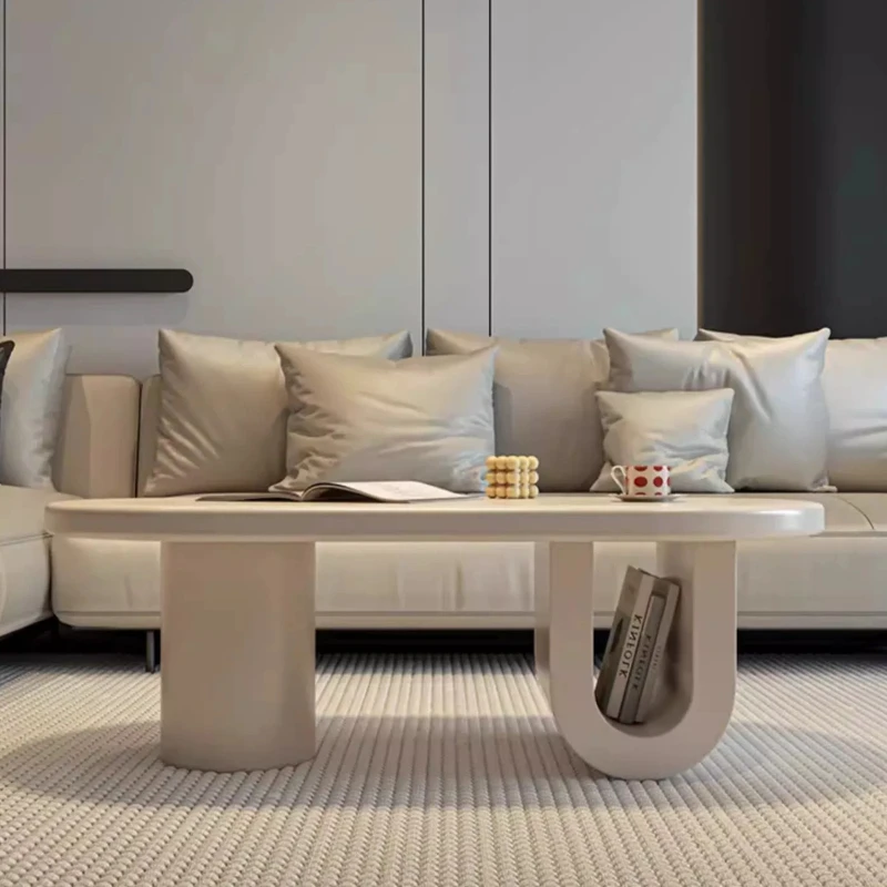 Designer-Couchtisch im nordischen Stil, moderne Dekoration, ästhetisch, schlicht, klarer Beistelltisch, minimalistisch, einzigartig, Couchtisch, Salonmöbel