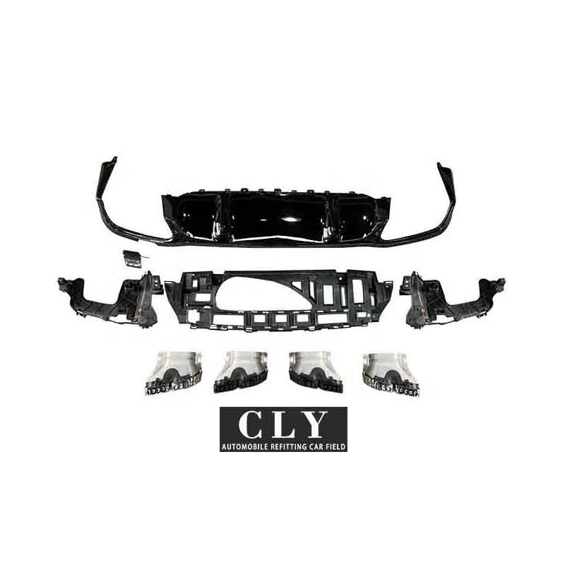 

Wholesale Auto Parts for 2021 E-class W213 Upgrade E63s Diffuser with Exhaust Pipe