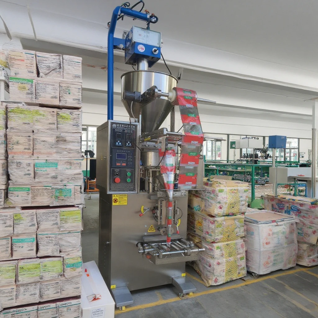 Fully Automatic Vertical Packing Machine for Rainbow Candy Granules Pouch Filling Sealing Food Beverage Pump Motor for Electric