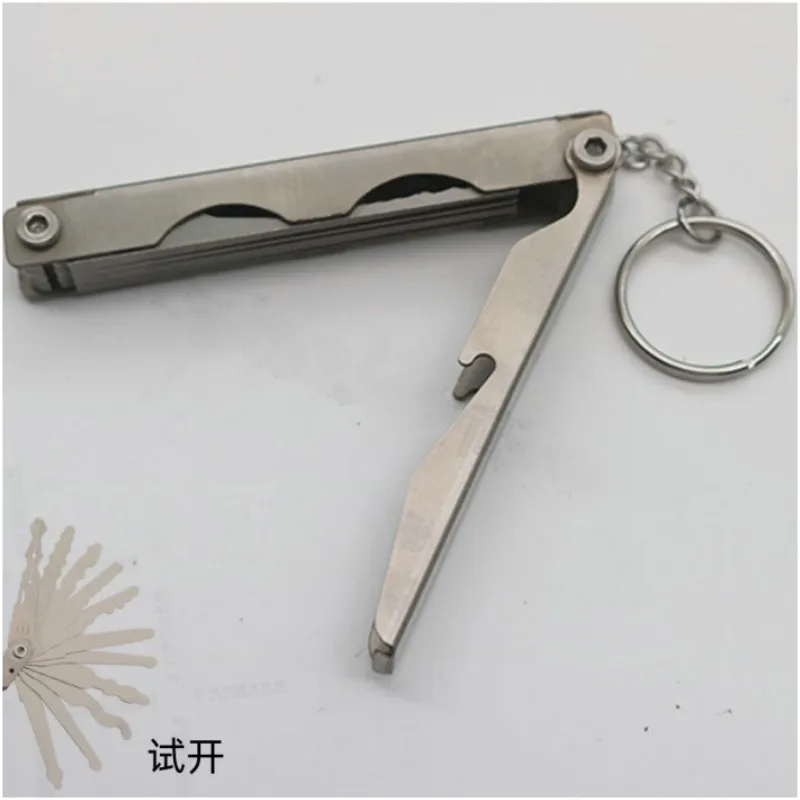 Foldable Lock Repair Set Stainless Steel Portable Pocket Locksmith Training Tools Kit Professional Hand Tools