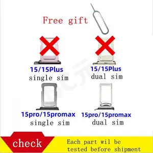 Bilashmart SIM Card Tray:Replacement Iphone 15pro 15promax  Quality Perfect Fit Sim Card Holder Slot adapter and Micro SD Card Tray