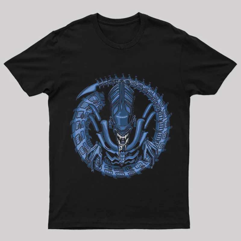 

80s Retro Sic fi Alien Gift T Shirt Weyland Yutani Lv 426 Xenomorph Graphic Clothes 0312 100% cotton print All size tops S-6XL