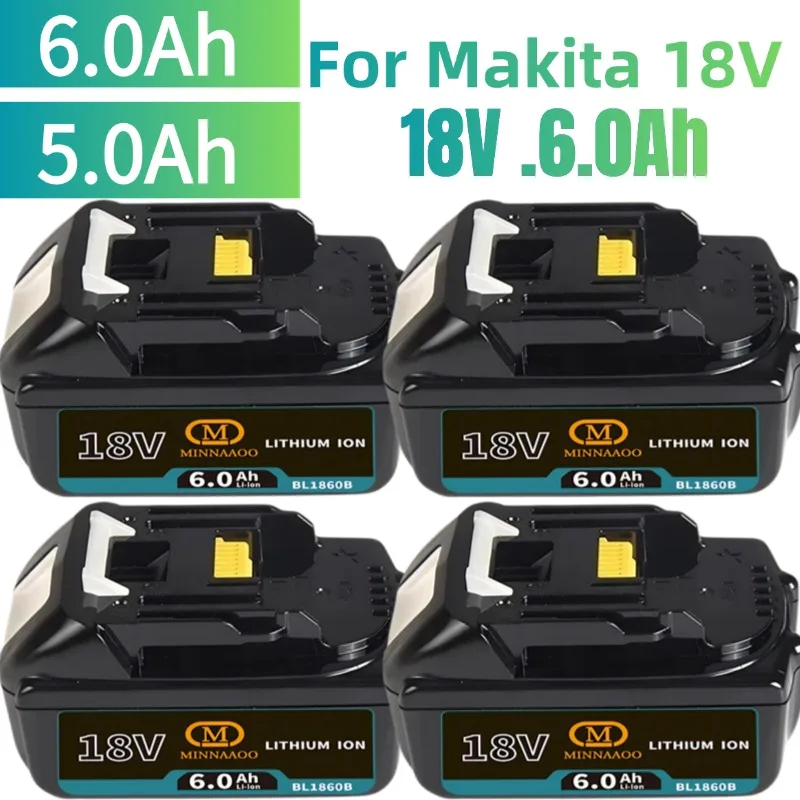 

100% NEW For Makita 18V Battery 6.0Ah Li-ion Replacing BL1830BL1840BL1850BL1860B LXT400 Battery Unit