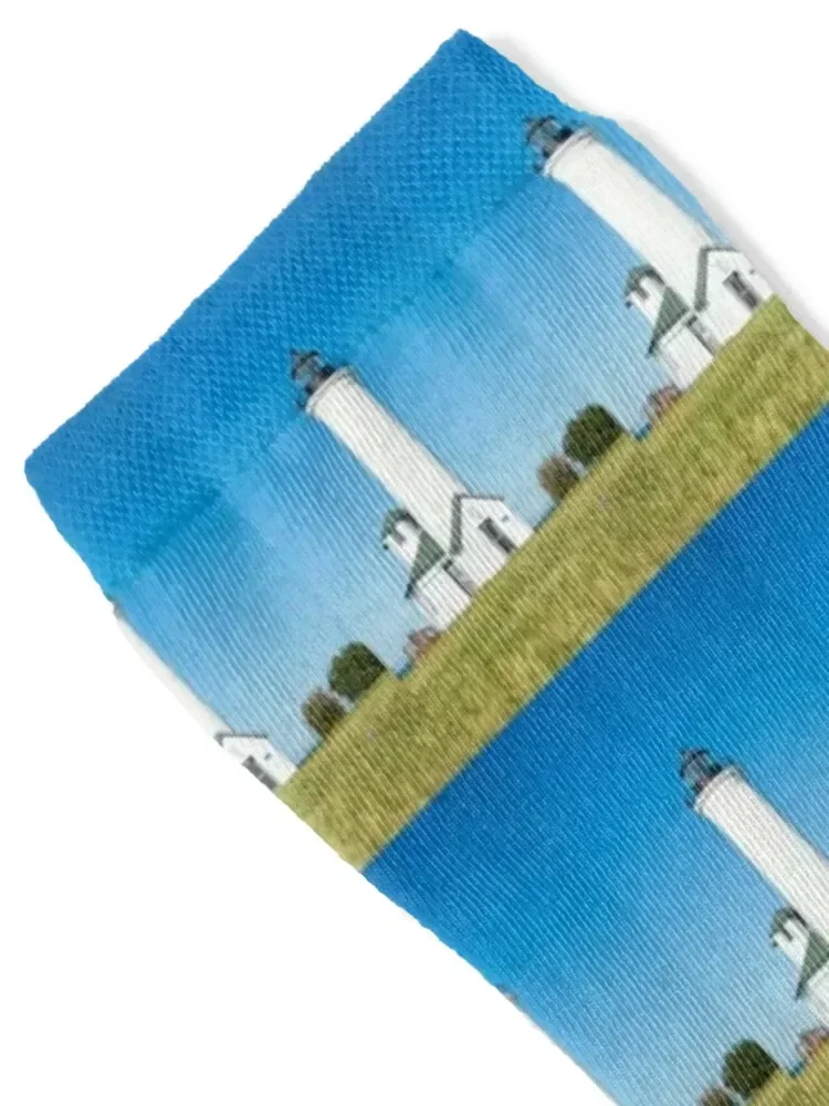 Blue Skies Series, Image III Socks Climbing winter thermal heated christmas gift Socks Girl Men's