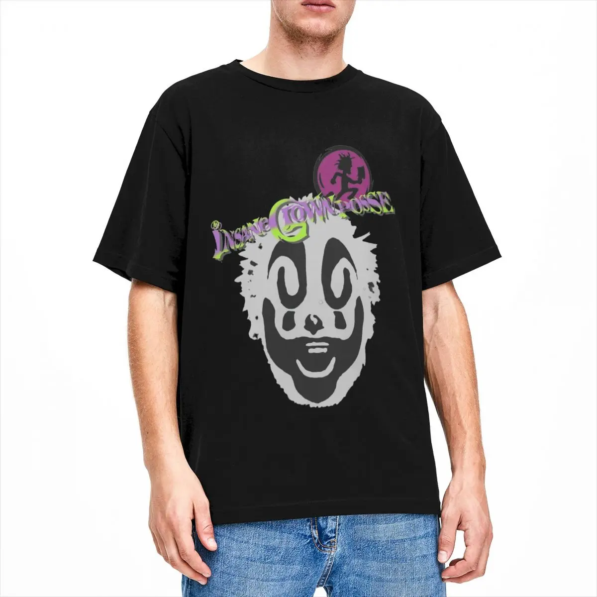 ICP Insane Clown Posse Juggalo HIPHOP Shirt Merch for Men Women Pure Cotton Funny T-shirt Short Sleeve Tops All Seasons