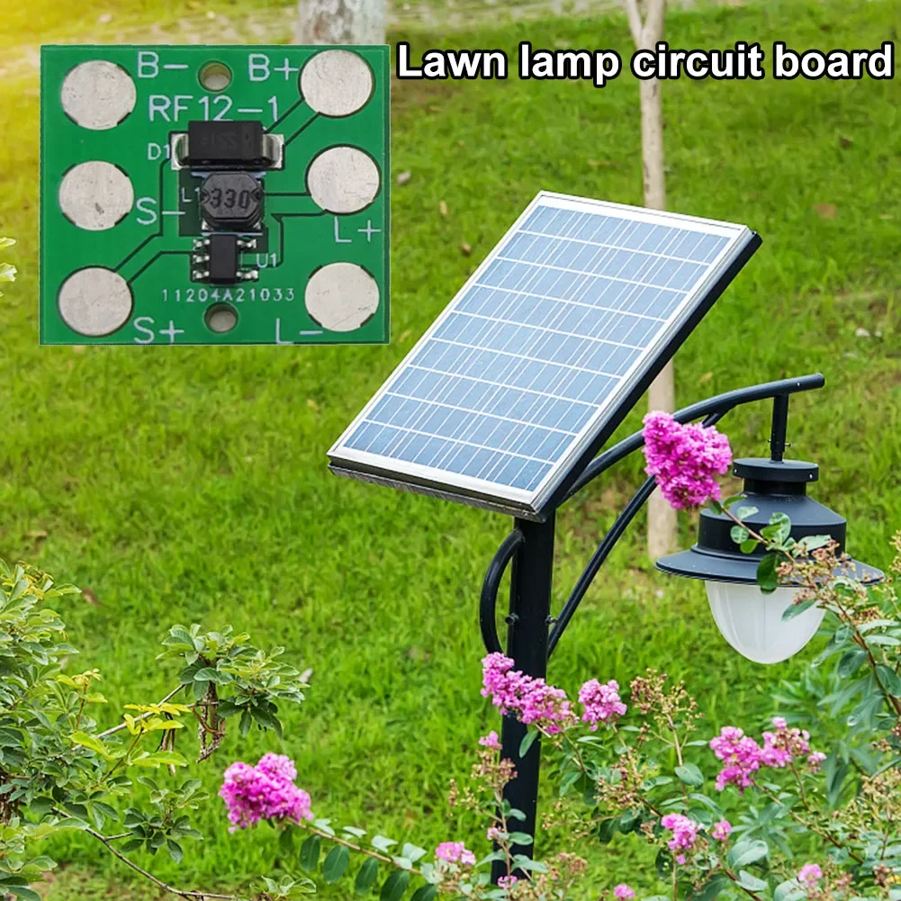 1-5Pcs Circuit Board 1.2V Solar Lawn Light Lantern Controller Board Ni-MH Battery Lamp Circuit Module for Solar Landscape Light